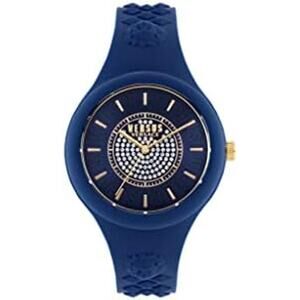 NWT-Versus Versace Fire Island Collection Luxury Womens Blue Watch Timepiece